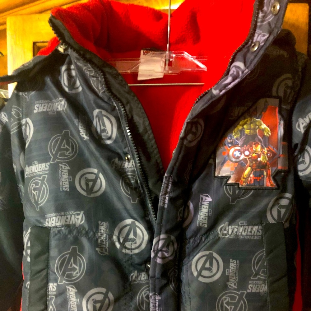 Kids, one of a kind jacket with hoodie